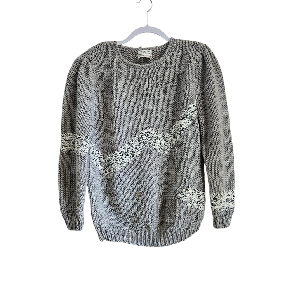 Knitted by Hand Vintage Round Neck Sweater